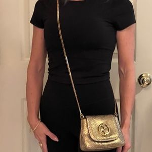 GUCCI Crossbody Snake-Reptile Leather
